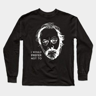 Žižek - I would prefer not to V.4 Long Sleeve T-Shirt